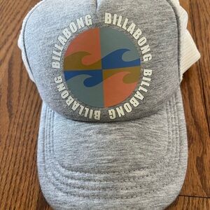 Billabong Gray and Multicolor Trucker Hat